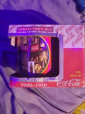 Coca-Cola Vintage Collector's Mug - Red, Black, Yellow Accent